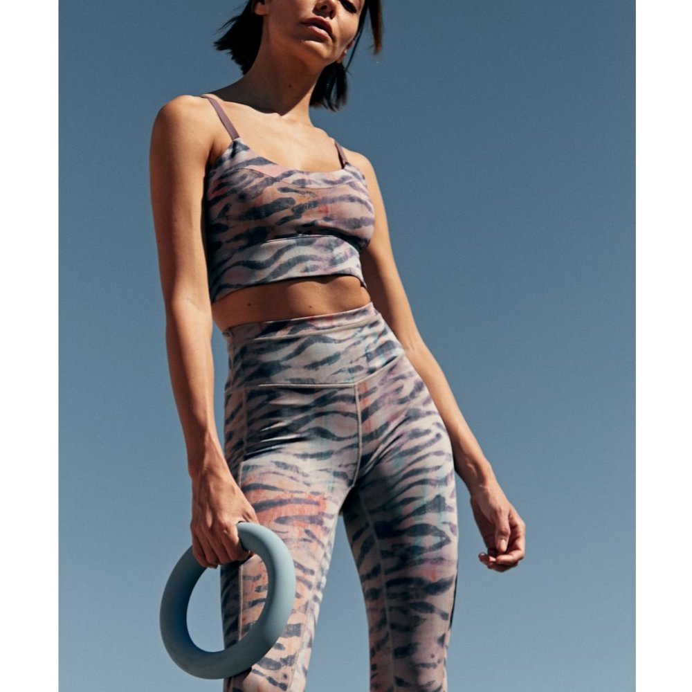 NWT FP Movement Beat The Heat Reversible Bra / Tiger Combo